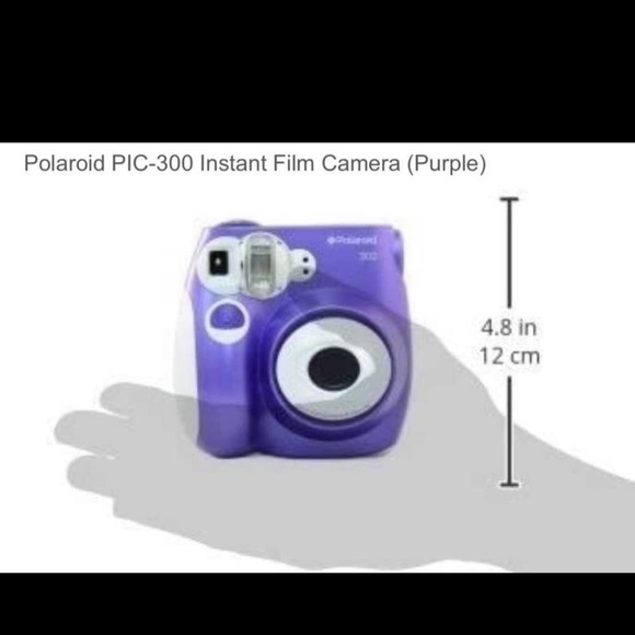 Polaroid PIC-300 Instant Film Camera purple - Picture 2 of 5